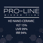 15% VLT HD Nano-Ceramic Window Film 60"x100'